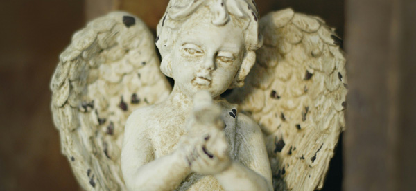 Skulptur eines Engels